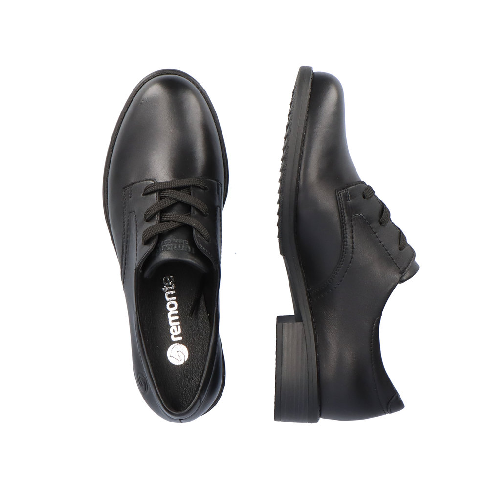 Remonte D0F01-00 Ανατομικό Δερμάτινο Oxford Μαύρο φωτογραφία